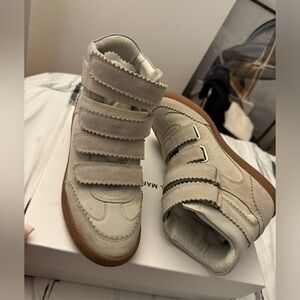 ISABEL MARANT VELVET VINTAGE SNEAKERS